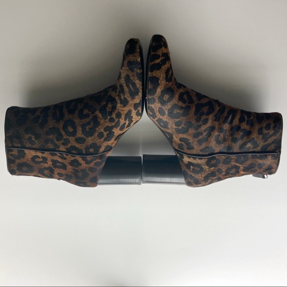 Sandro Sacha Leopard Ankle Boots - Picture 9 of 14